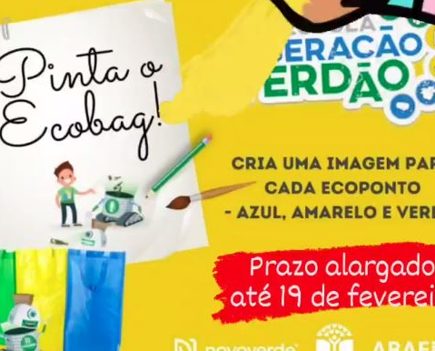 NOTÍCIAS DO "PINTA O ECOBAG"