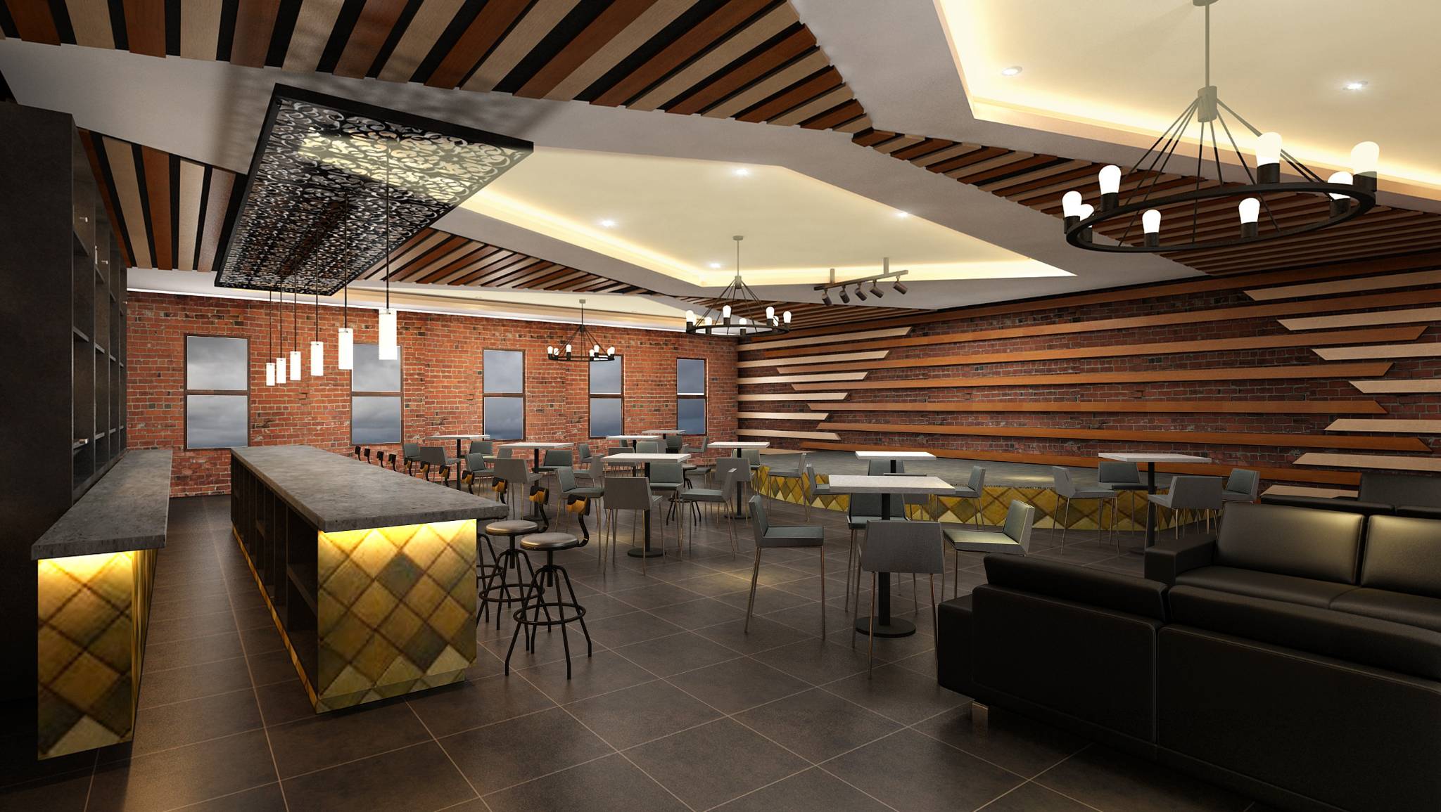 3D Visualization — Commercial Exterior
