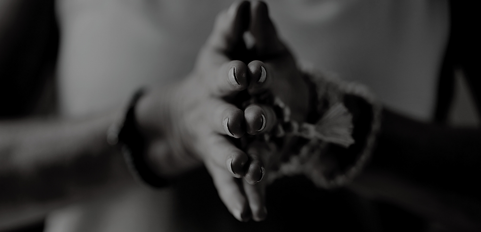 close up image of hands in prayer mudra