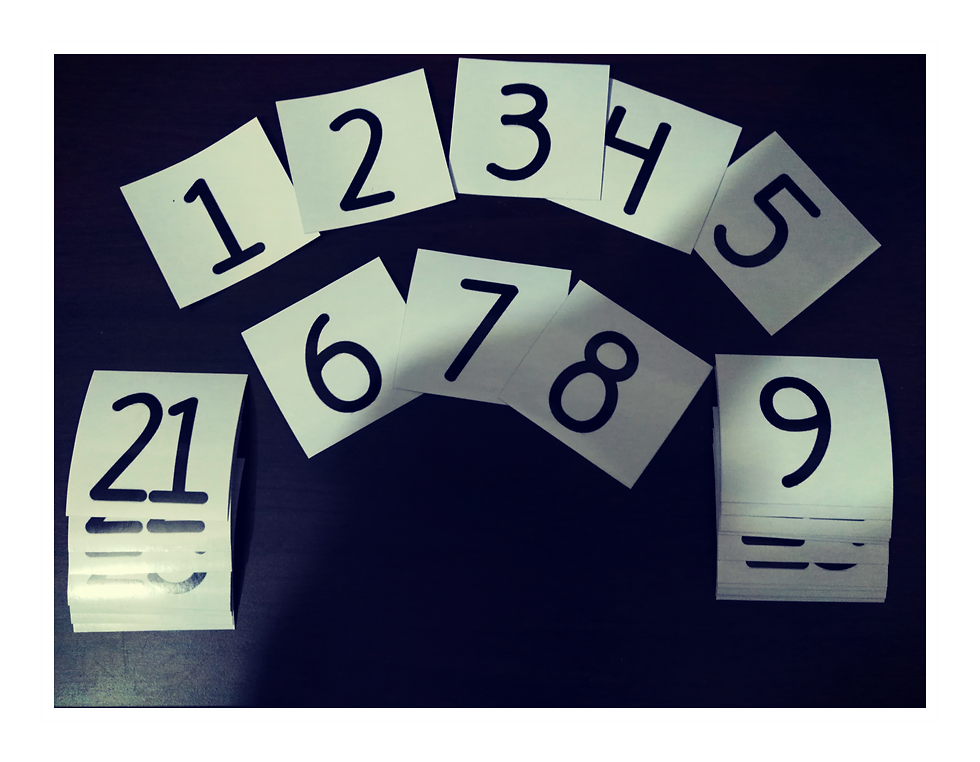 Miniatura: Números para serpientes y escaleras