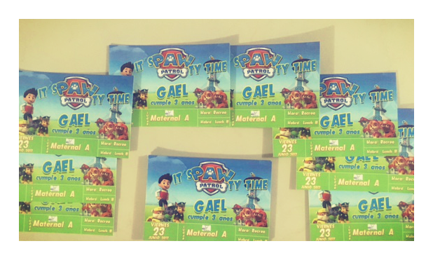 Miniatura: Invitaciones, máscaras y dulceros cumpleaños