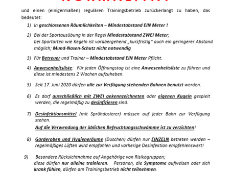 Der Weg zurück in die "Normalität"