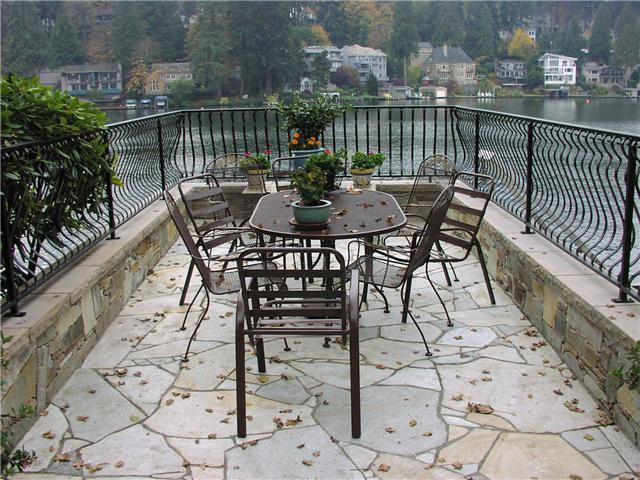 stone patio
