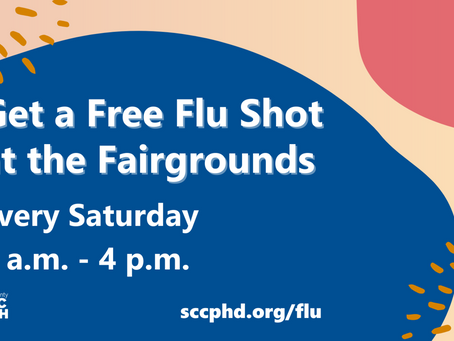 It's Not Too Late To Get A Flu Shot; Any Saturday at Santa Clara County Fairgrounds