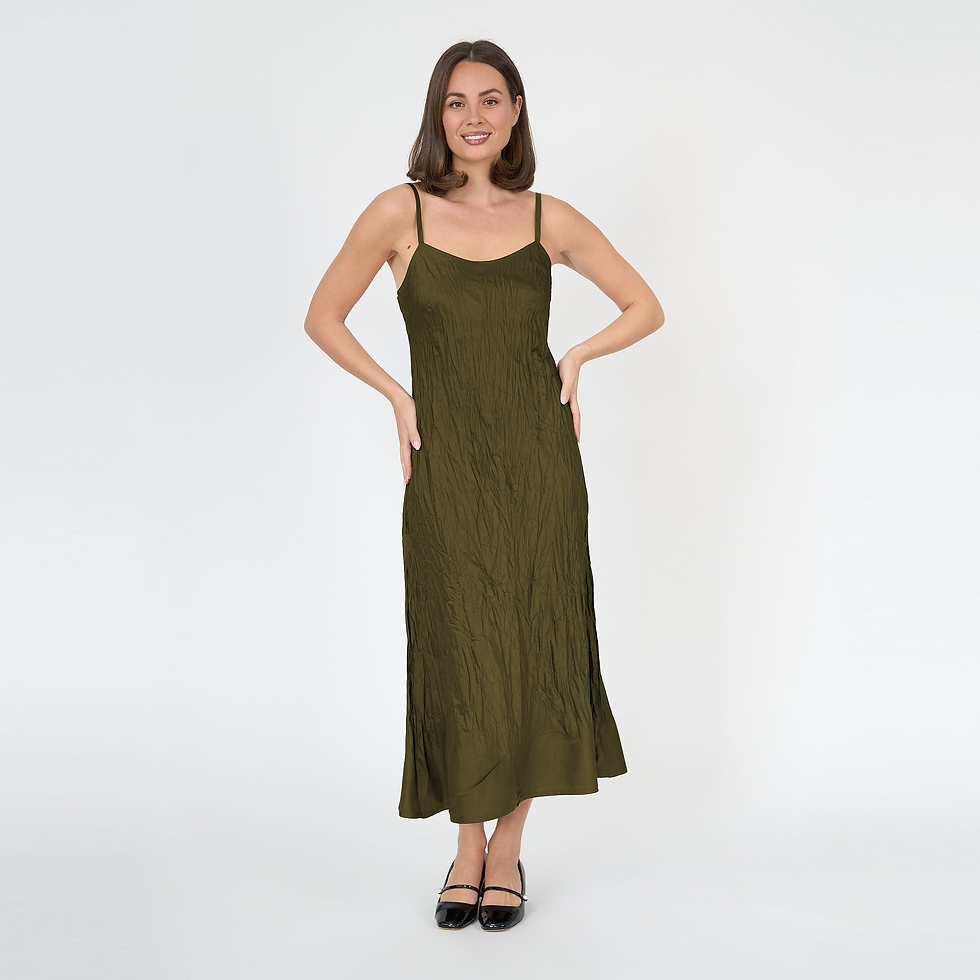 Thumbnail: Sophia Midi Dress Silk Taffeta