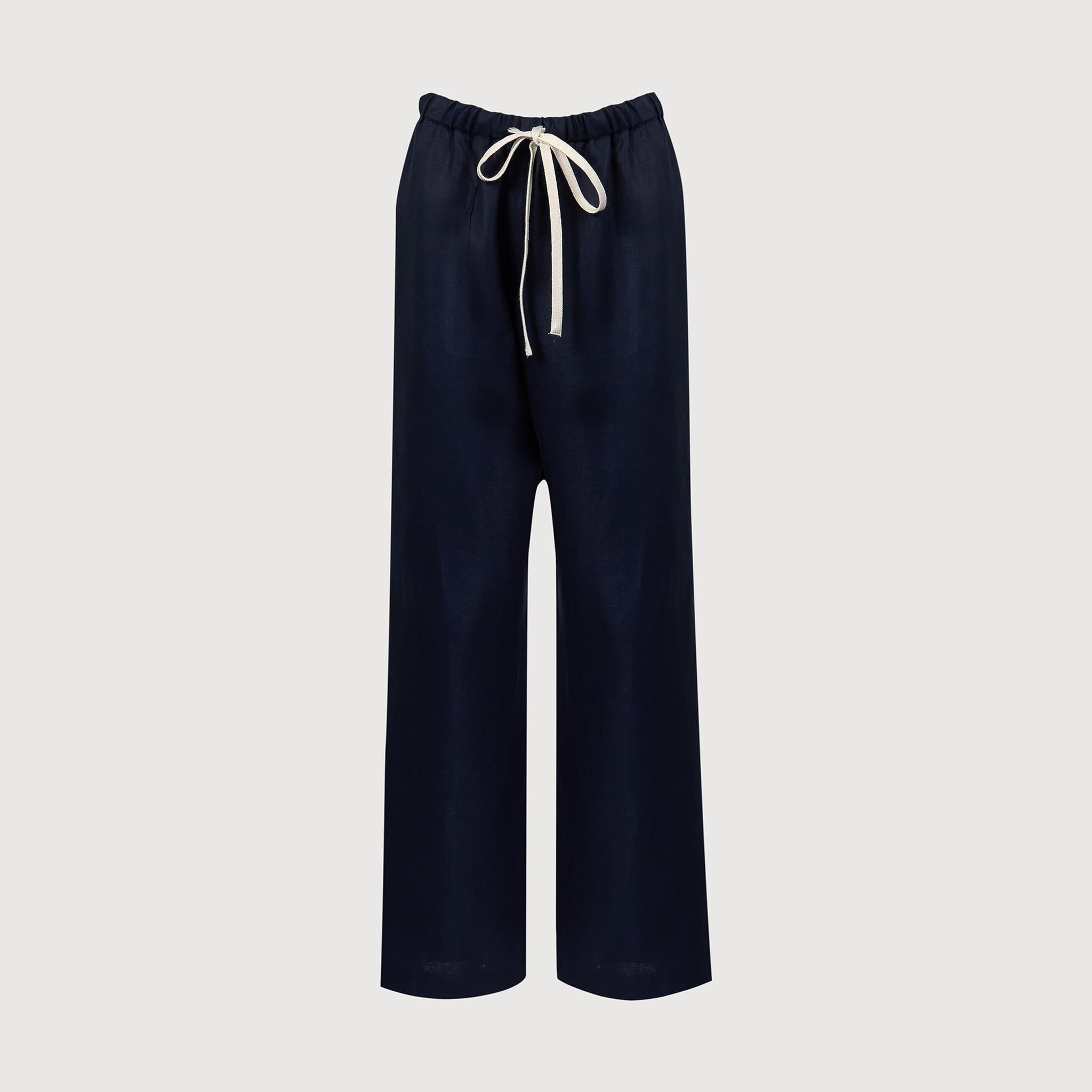 Florence Pant Linen Navy