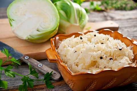 Sauerkraut has many health benefits including gut health.