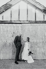 Relaxed and fun wedding portraits around North Perth Town Hall