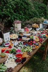 The grazing table at the wedding at Secret Garden a Cottesloe Civic Centre