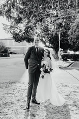 Relaxed and fun wedding portraits around North Perth Town Hall