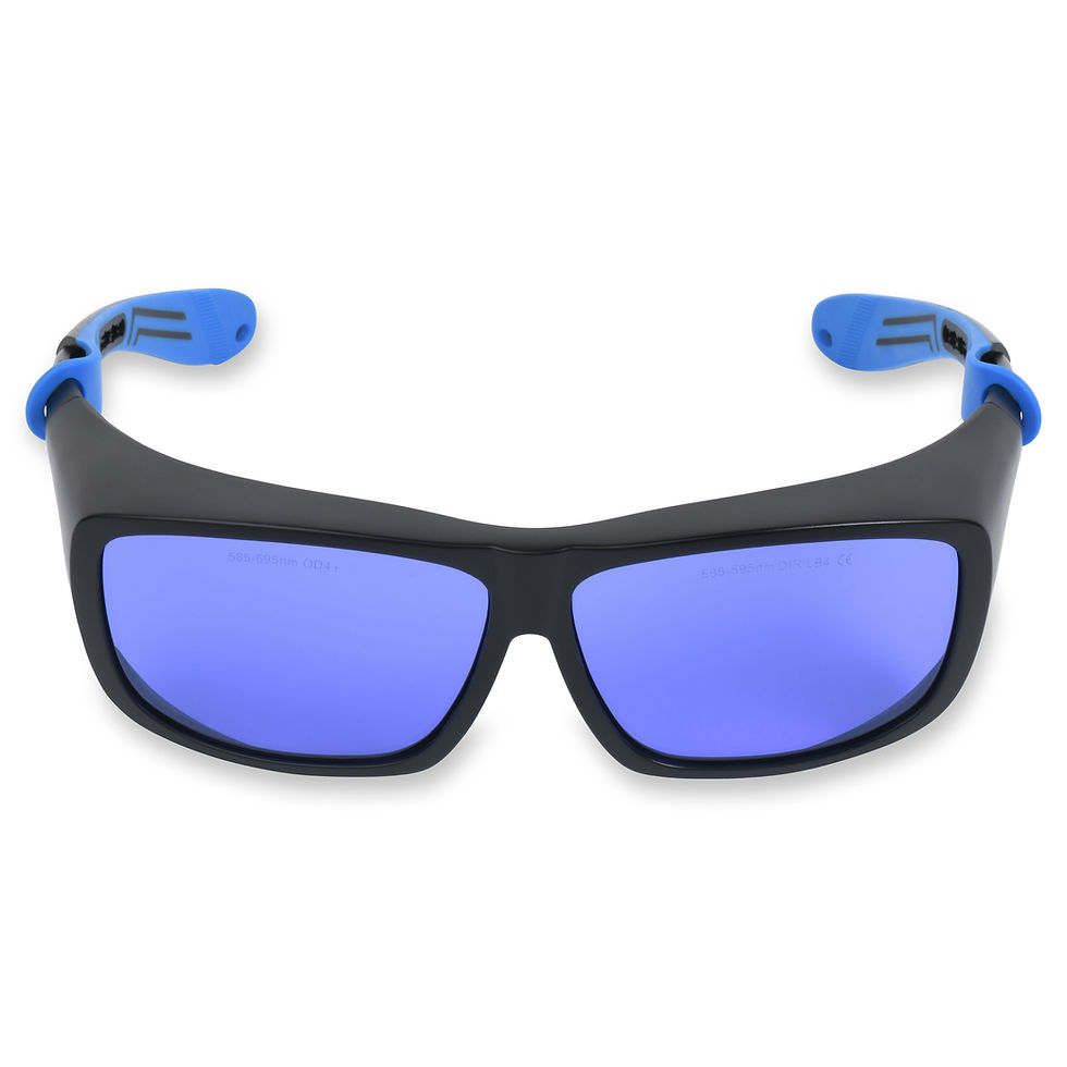 Thumbnail: Lazerlenz Adjustable Laser Goggles 585 - 595 nm Pulsed Dye Medical Laser Safety
