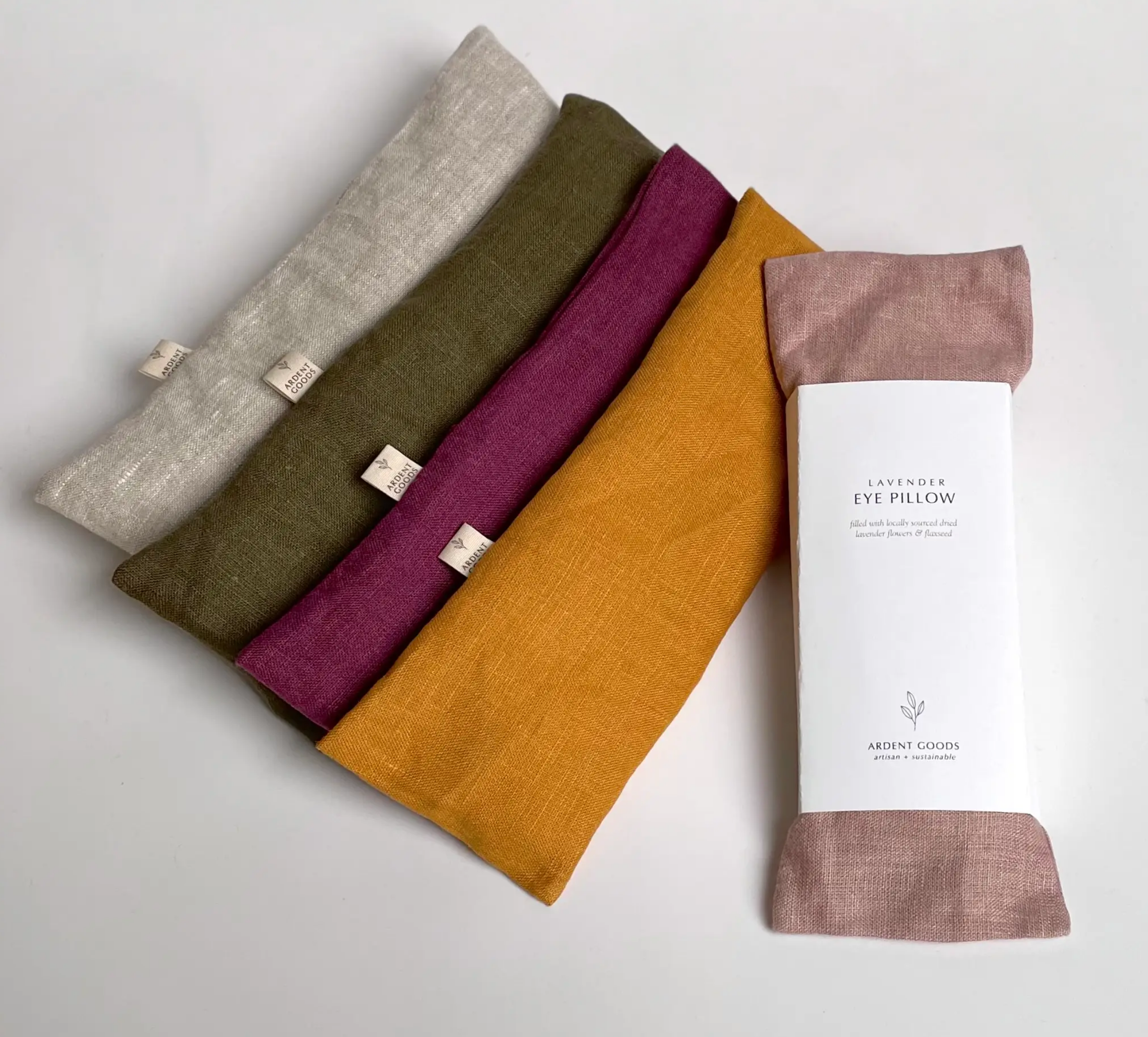 Linen Eye Pillow in Spring Colors