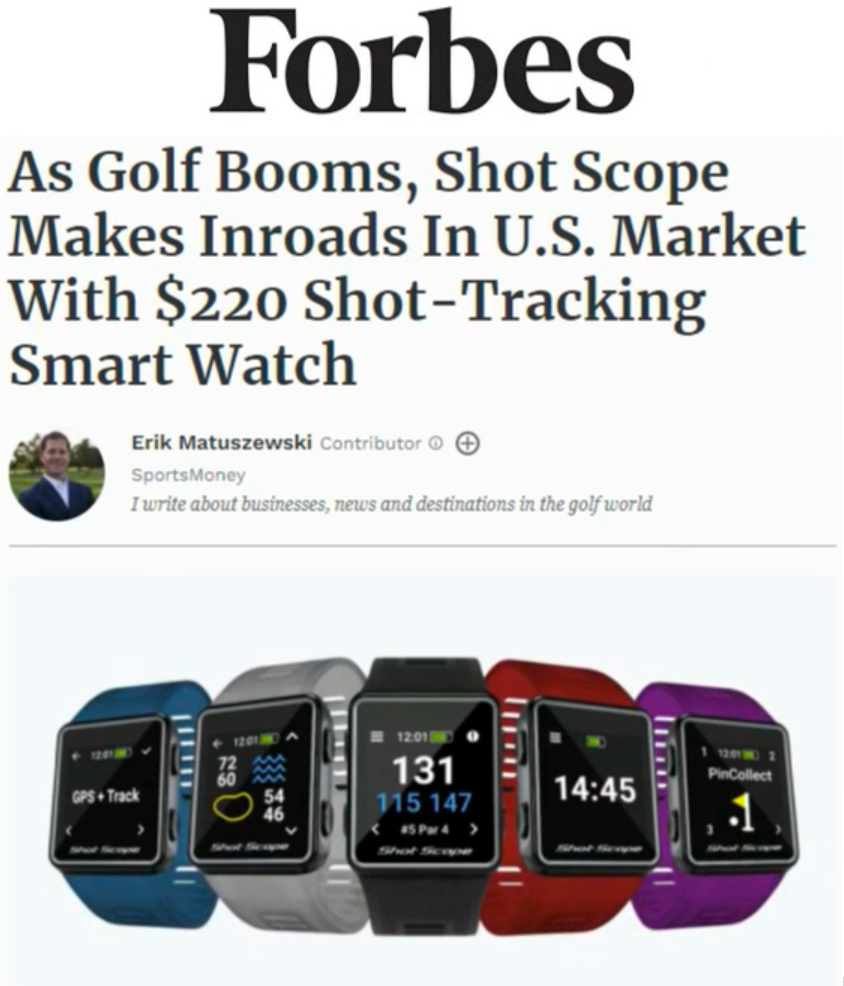 Shot Scope - V3 Smart Watch
