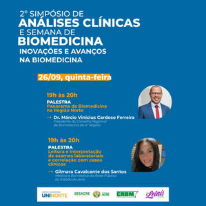 II Simpósio de Análises Clínicas e Semana de Biomedicina - Inovações e Avanços na Biomedicina