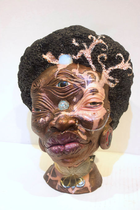 Sculptor Pierre Santos constructs humanoid figures that traverse cultures and history 