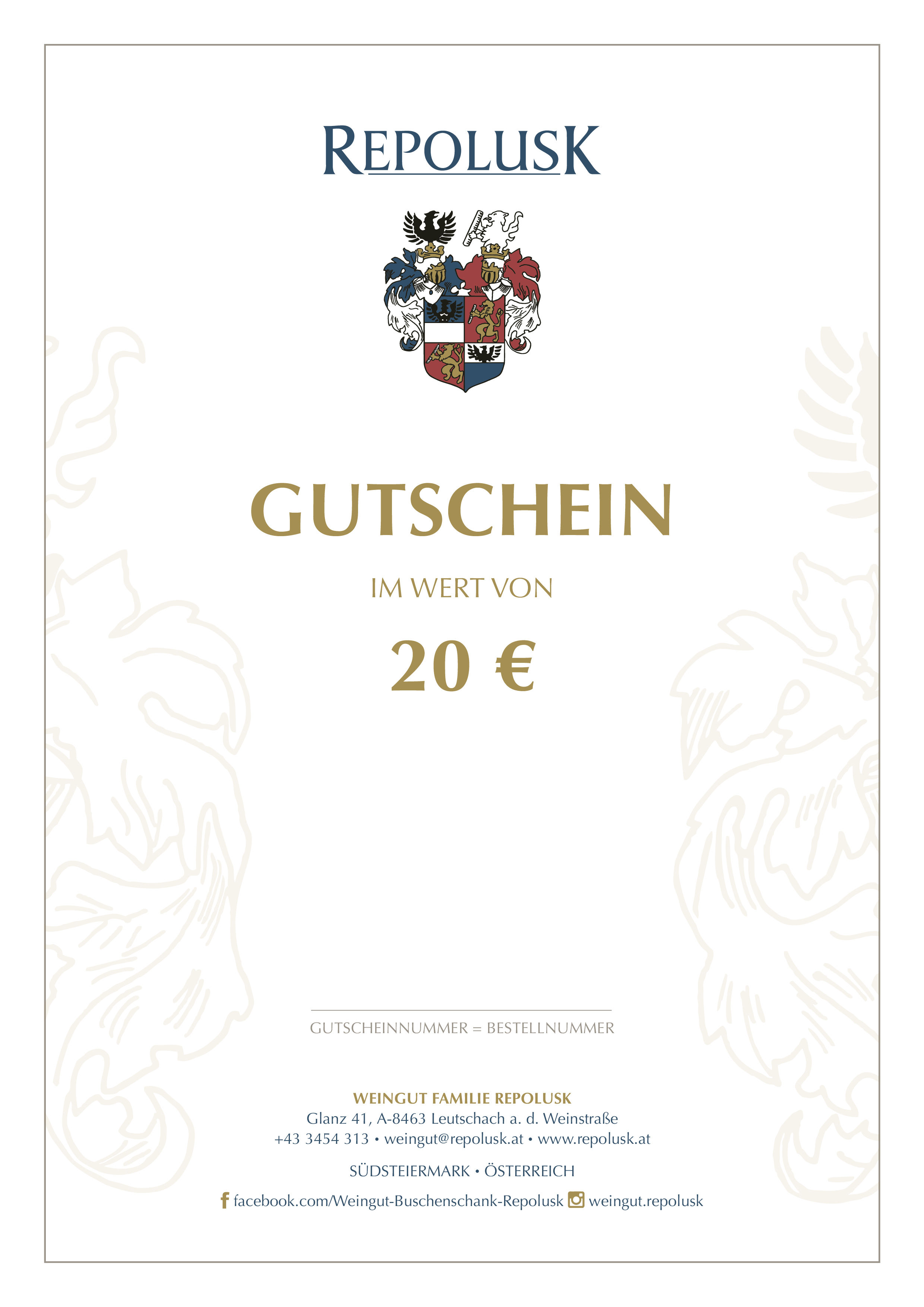 GUTSCHEIN zum Sofortausdruck