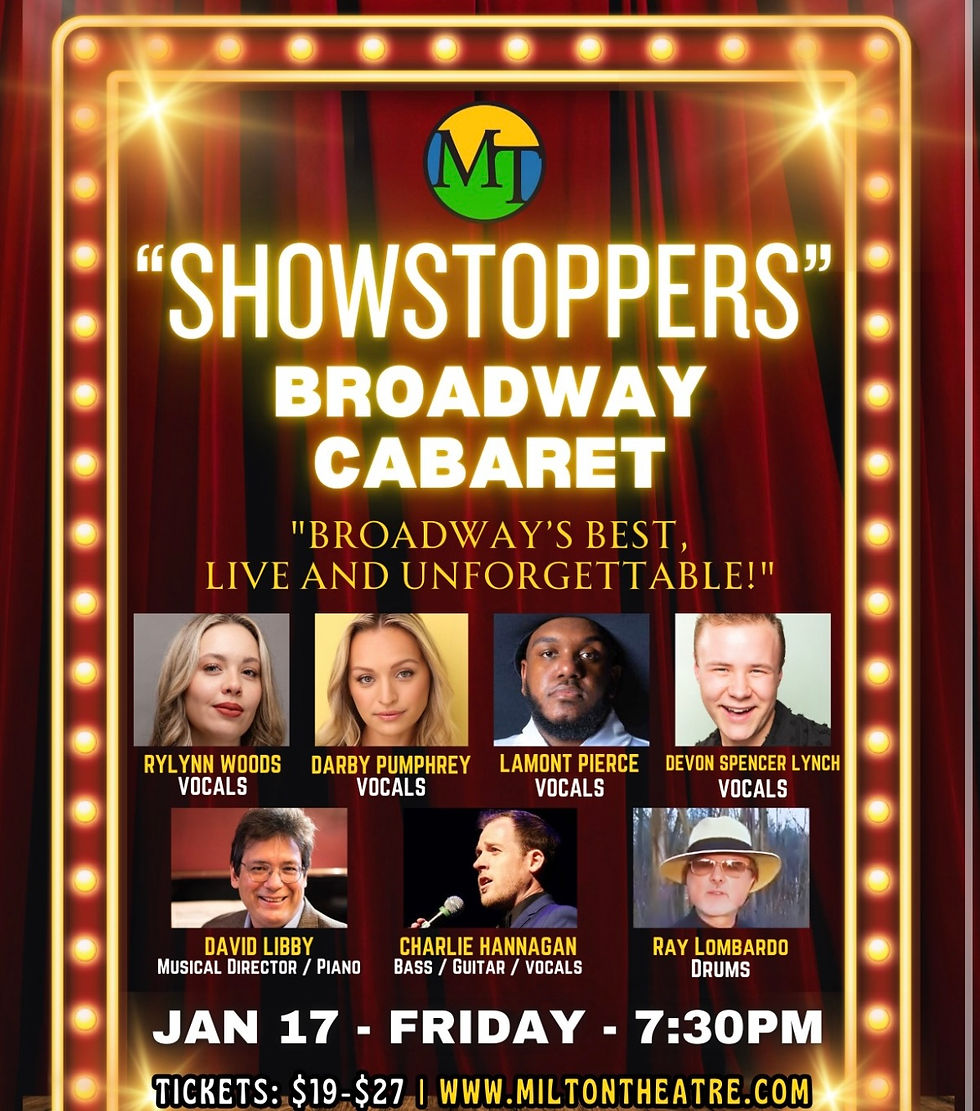 "SHOWSTOPPERS" Broadway Cabaret!