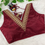 Thumbnail: Sleeveless Blouses - V Neck Blouse with Embroidery Work