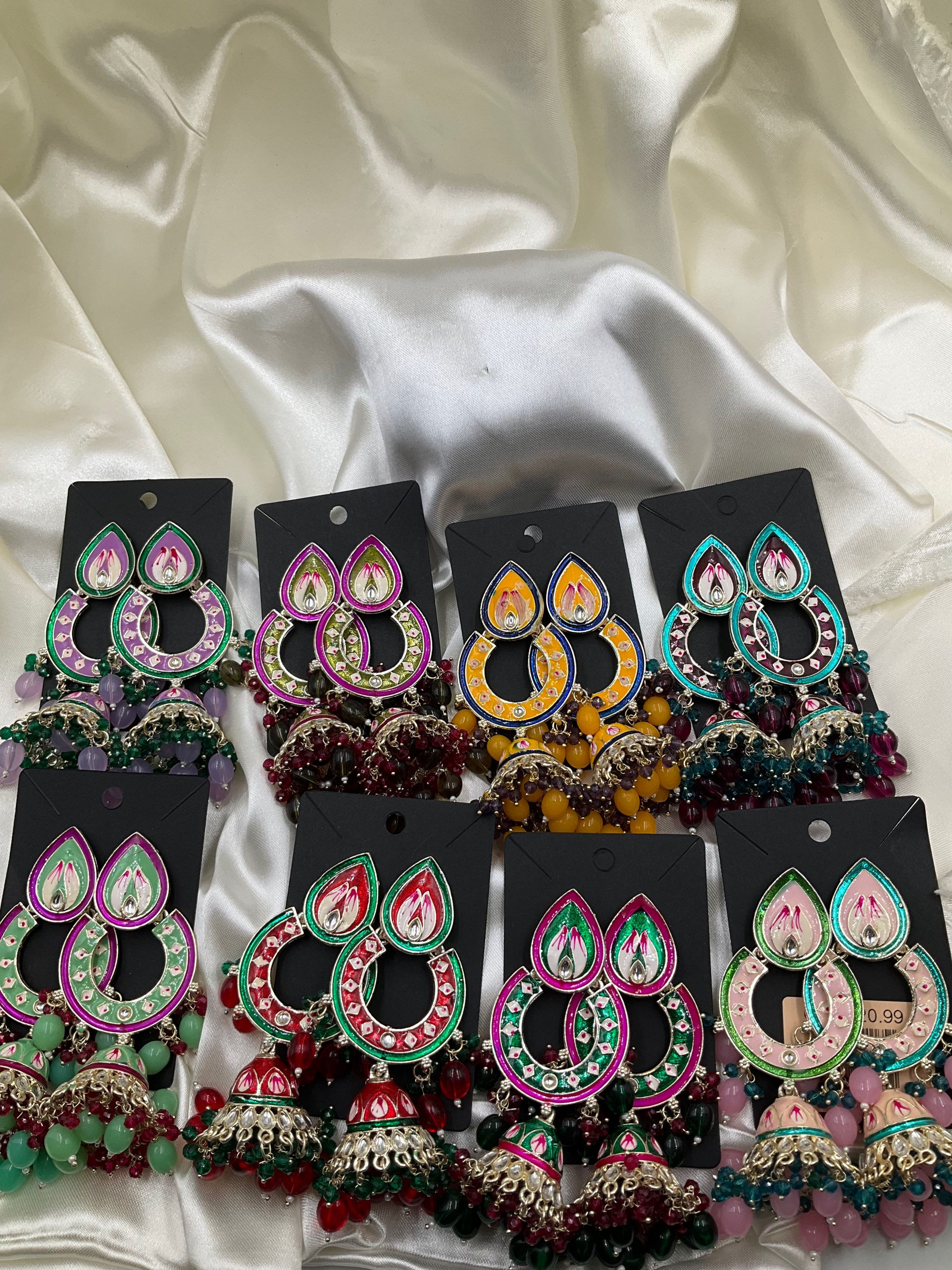 Meenakari Earrings Jhumka