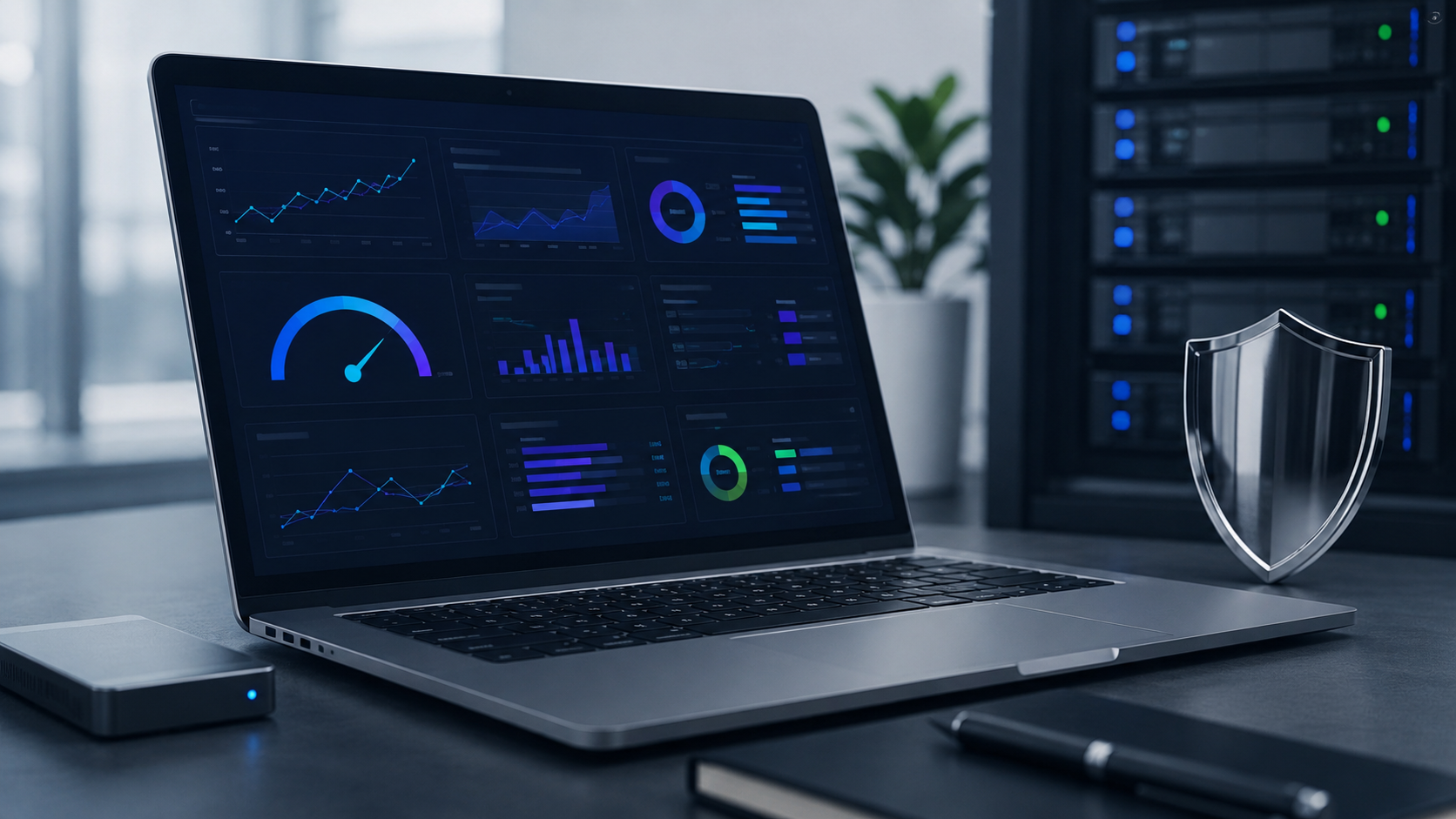 Dashboard tecnica per monitoraggio prestazioni e sicurezza del sito