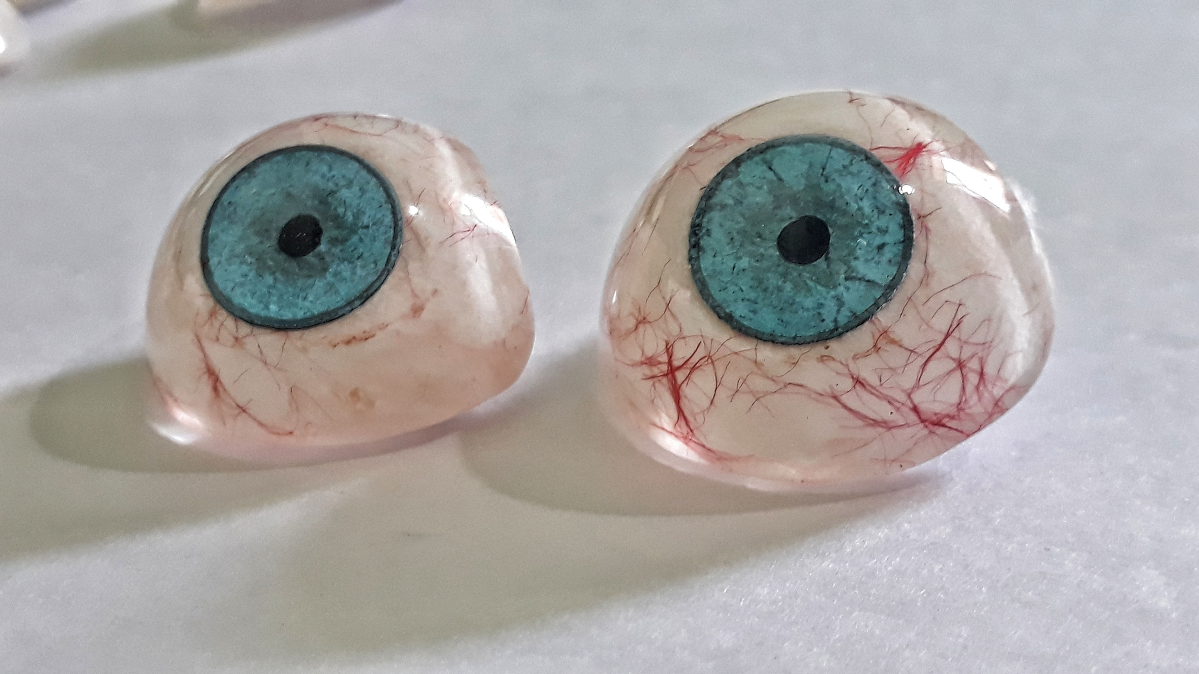 Artificial Eye Prosthetic Ocular (Blue) (Set of Two)