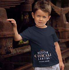 Boy Modeling Childs Chicali TShirt