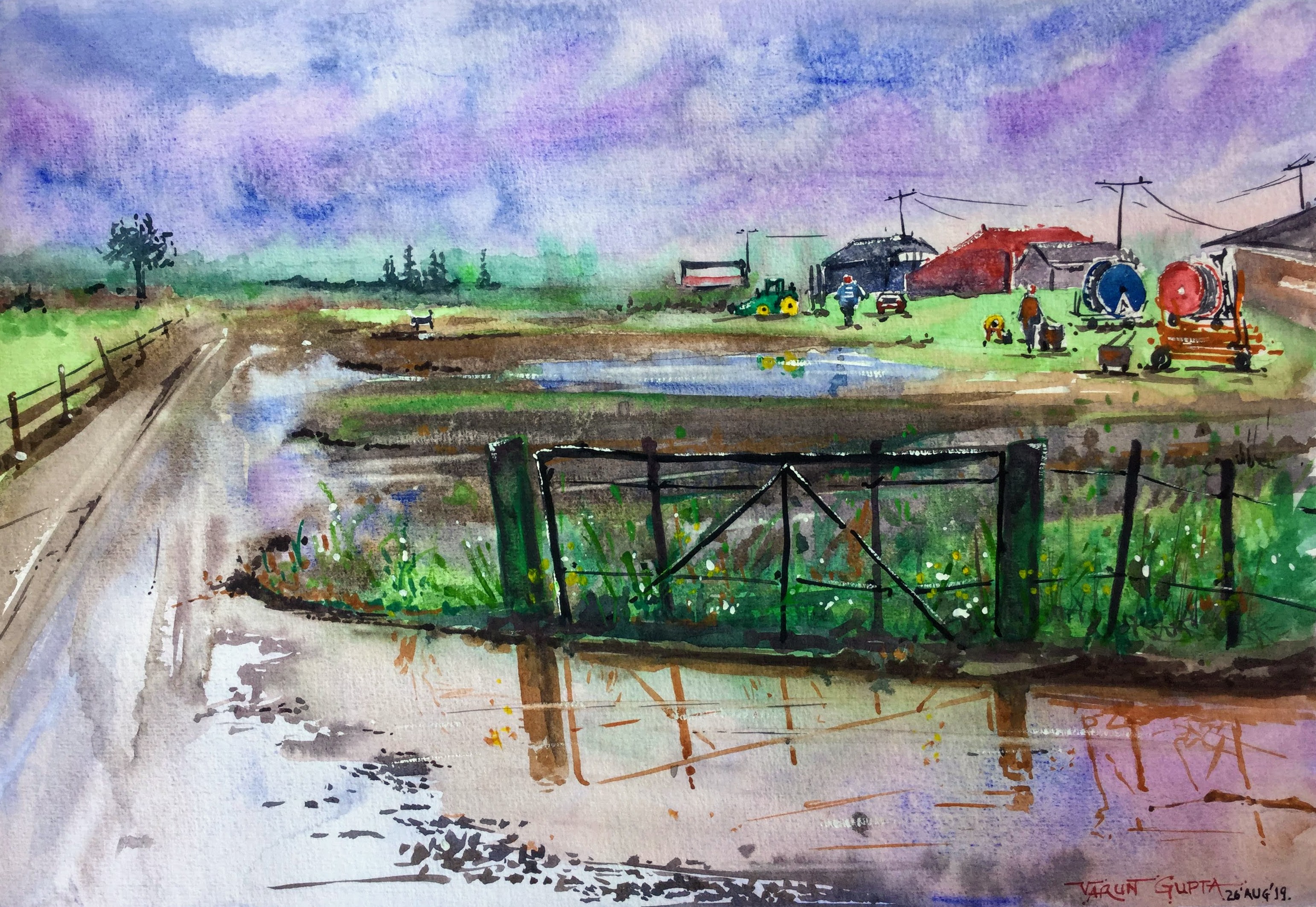 Countryside after a Rain Scene 2