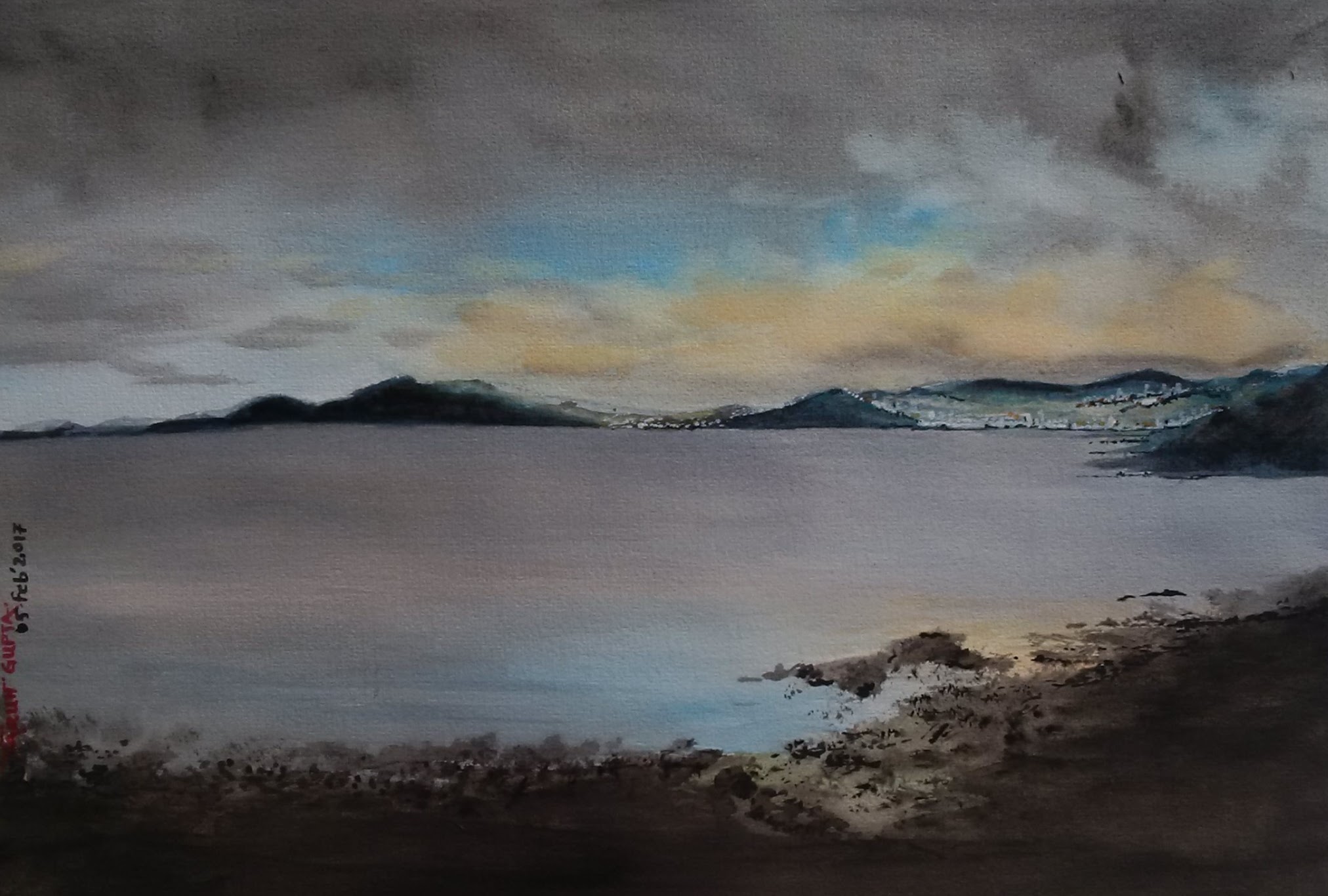 Wellington under the clouds