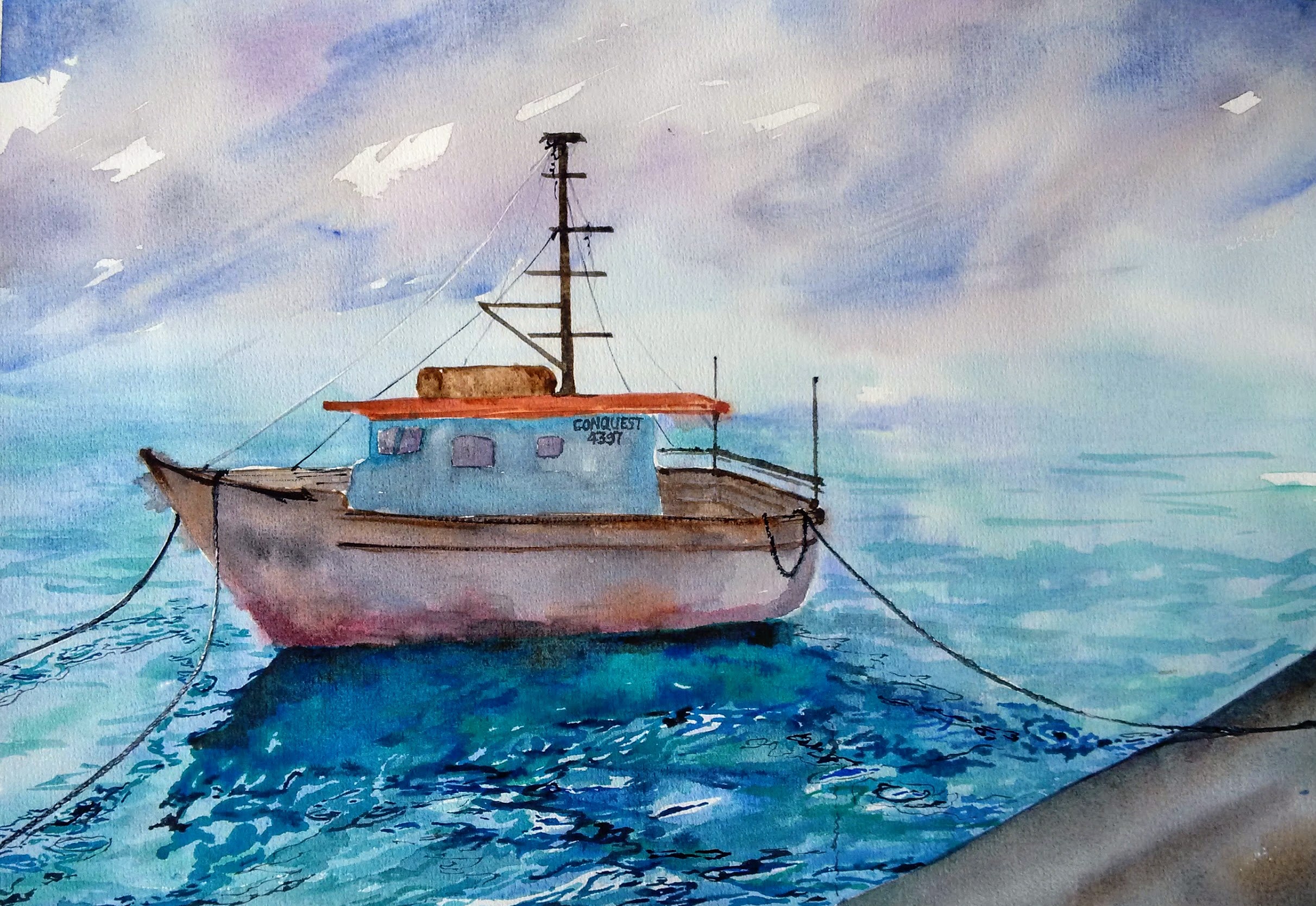 Conquest Rusty Boat - Eastbourne