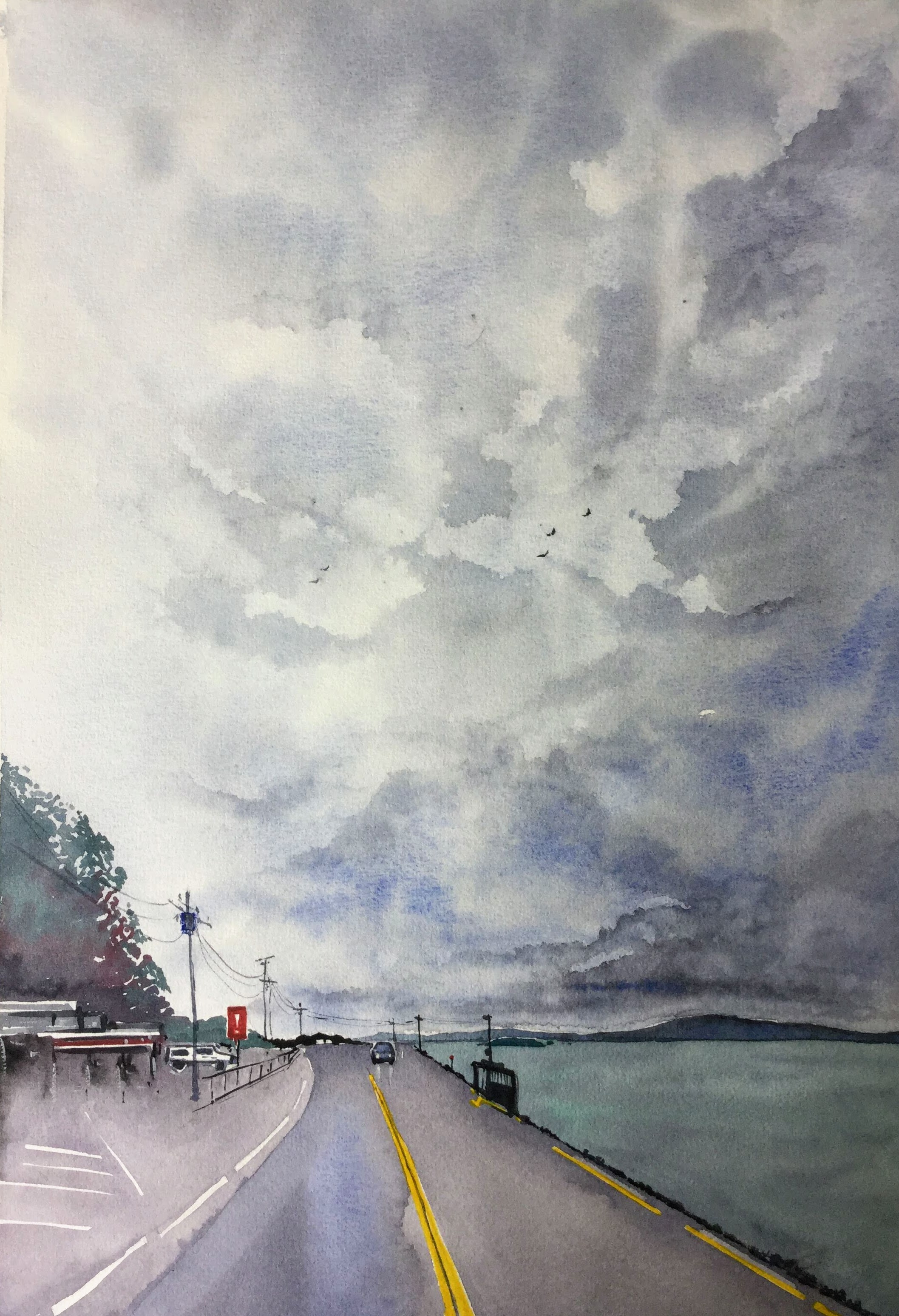 On the way to Eastbourne during Spring