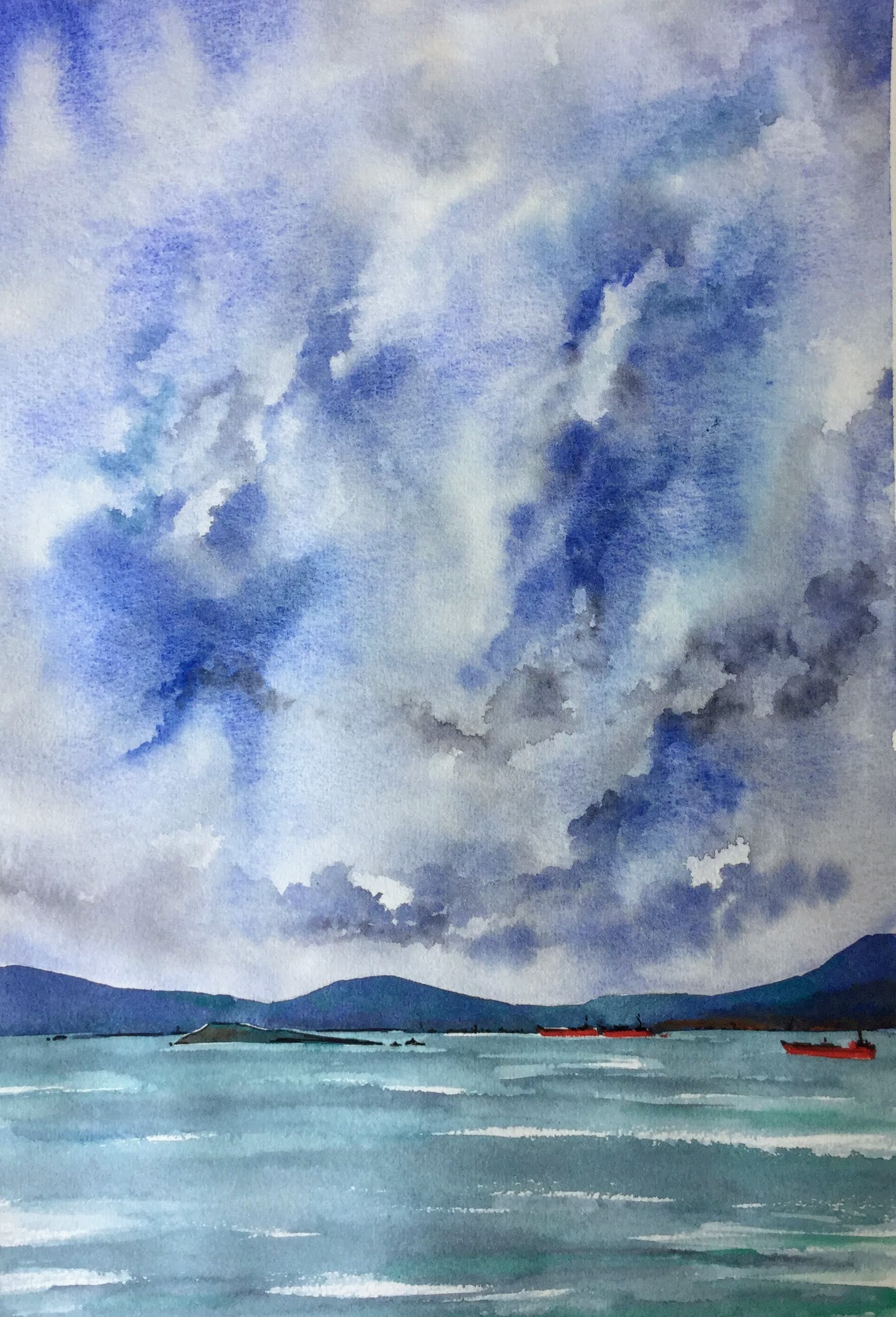 Imaginary Ships under Magical Clouds