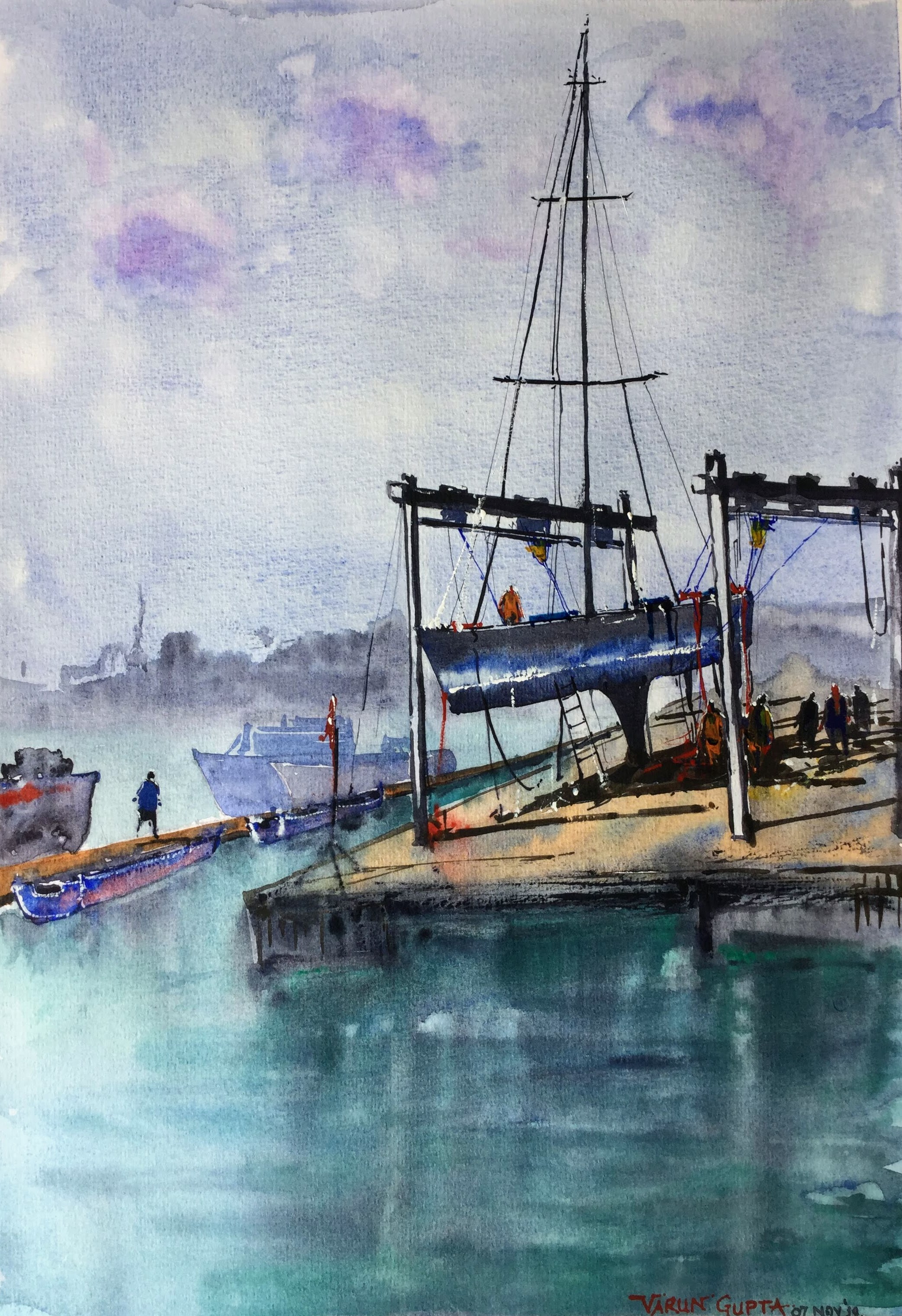 Boat Shed at Wellington Harbour