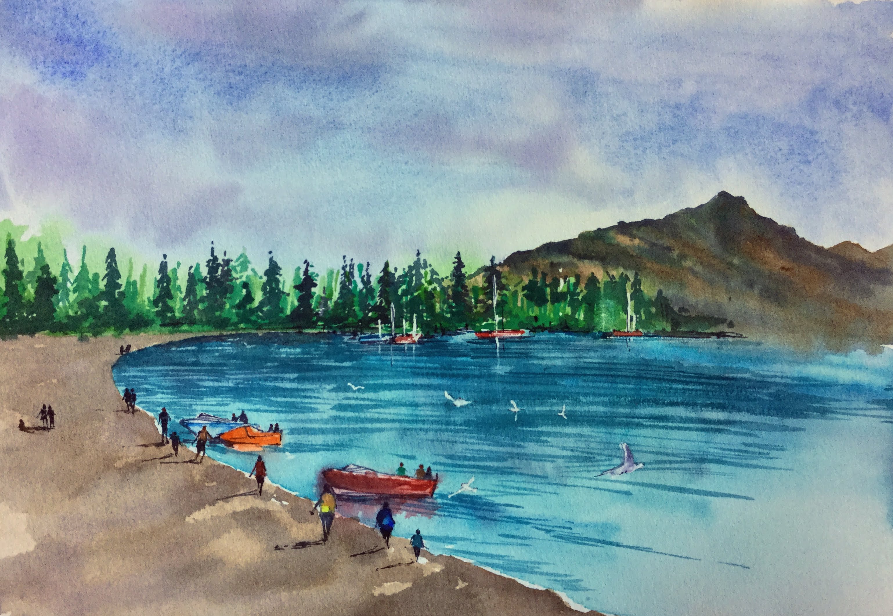 Queenstown - Bank of Wakatipu Lake