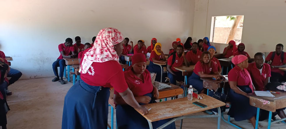 Remise des stylos en classe