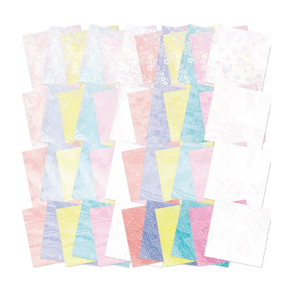 paper pads, C-FPAD-FLORL, chloes paper pads, folied papers