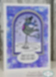 WGFS015, star background stamps
