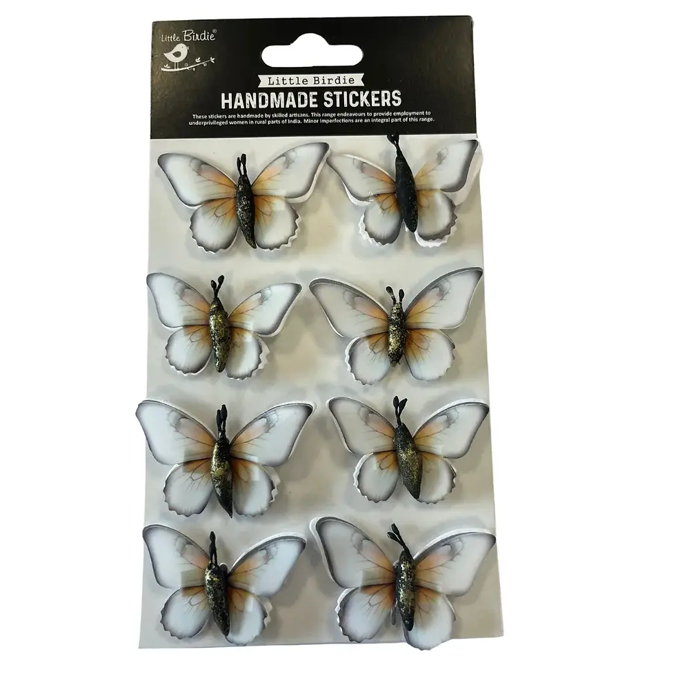 little birdie, CR98238, butterfly stickers