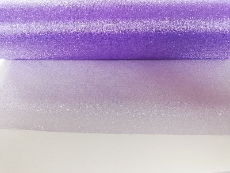 organza, purple organza