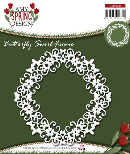 butterflies, frame, circle, flowers, butterfly, ADD10041
