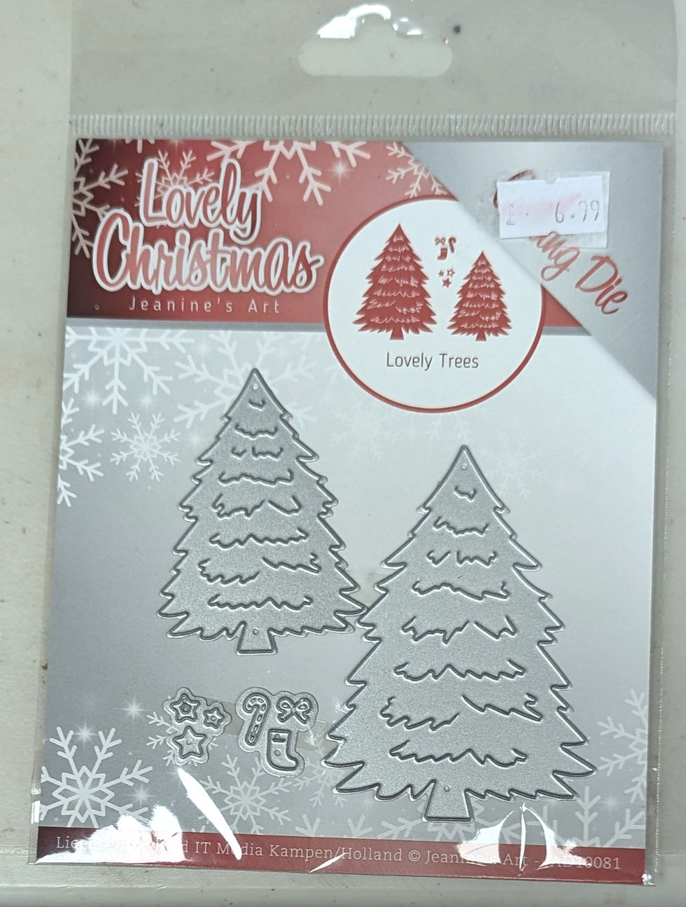 JAD10081, christmas tree craft die