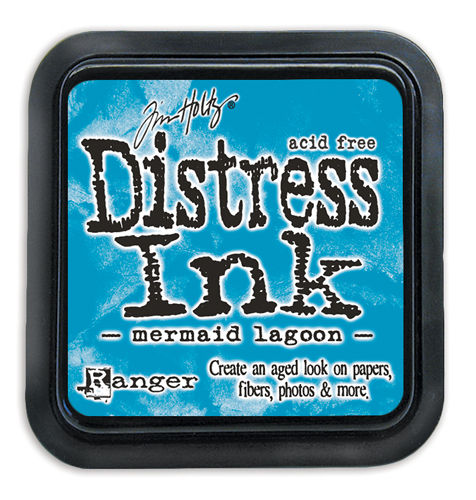 distress inks, tim holtz, blue distress ink, mermaid lagoon