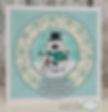 WGFS011, snowman stamps, christmas stamps