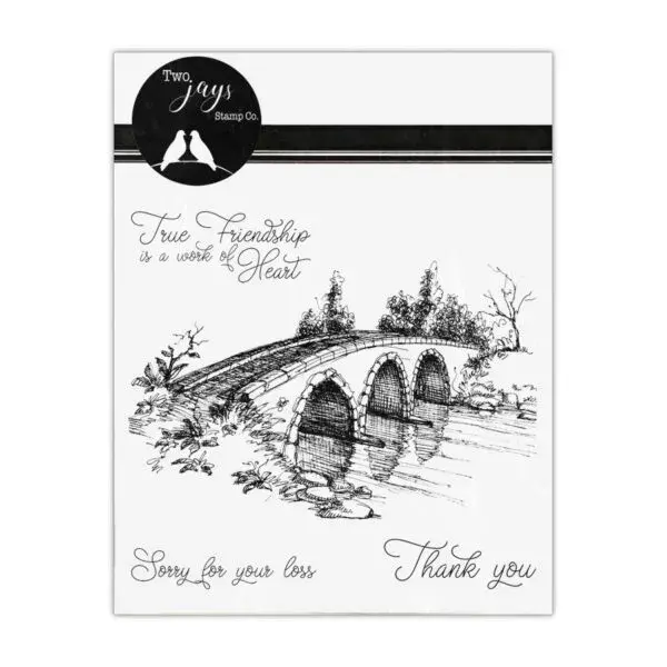 CTJJ255, bridge stamps, mens stamps, with sympathy, thinking of you, thank you