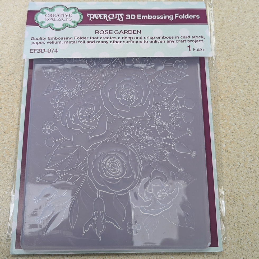 flower embossing folder, EF3D-074,