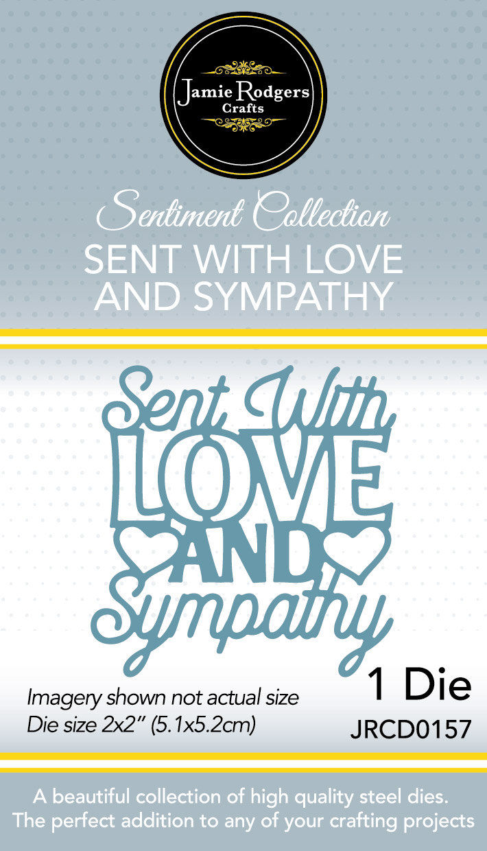 JRCD0157_ sentiment dies, sympathy craft die, sent with love