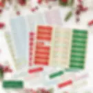 word strips, sentiment strips, merry christmas banners, 12-CDS14FC