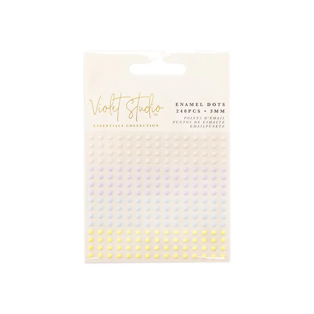 enamel dots, enamel gems, pastel gems, VS-DOT-001