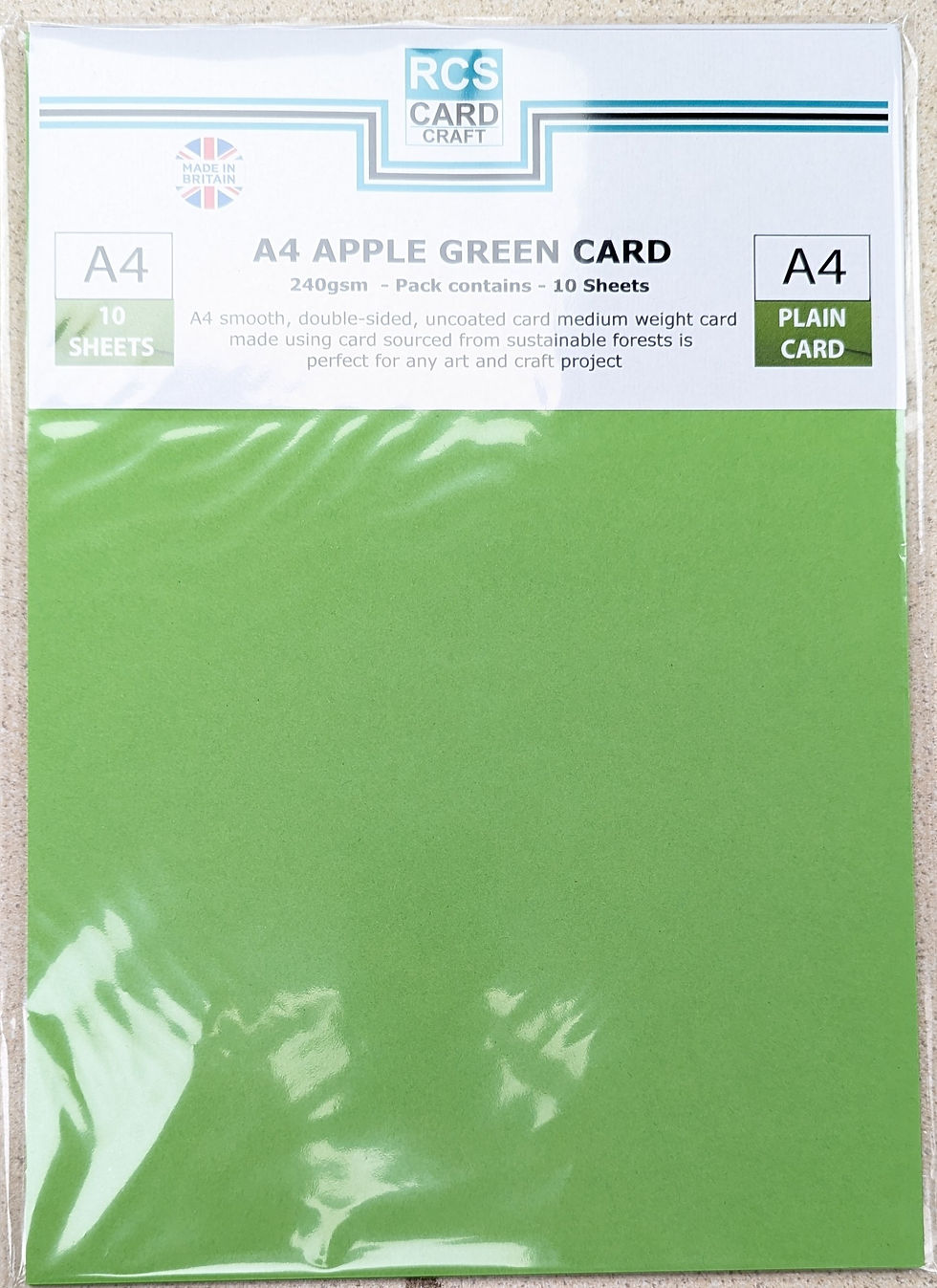 light green card pack