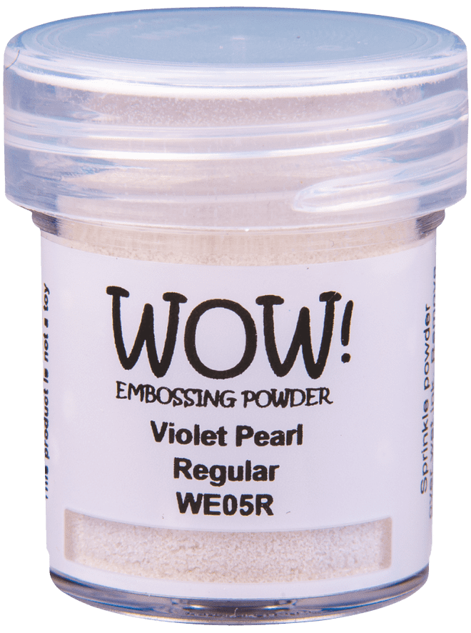 purple embossing powder, pearl embossing powder, WE05R, wow
