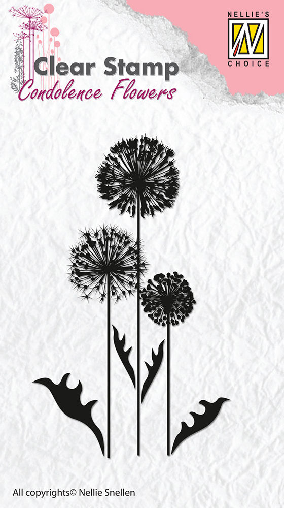 Silhouette Stamps , CSCF006, grass, dandellion, flower stamps